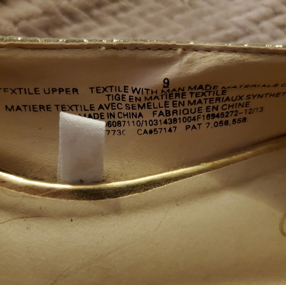 Snakeskin Studded Flats Size 9 - Picture 5 of 5